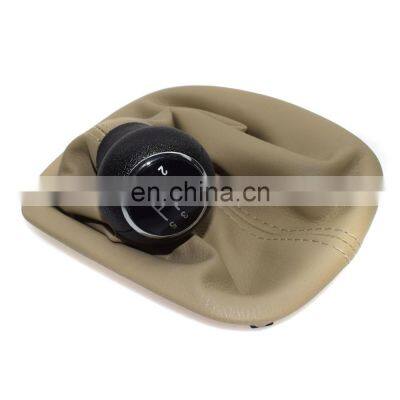 Free Shipping!5 Speed Gear Shift Knob Gaiter Beige Boot For VW Volkswagen Beetle 1998-2010