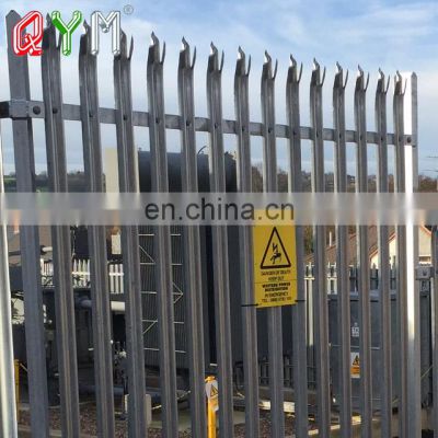 W Type or D Type High Security Palisade Fence  2.3m height