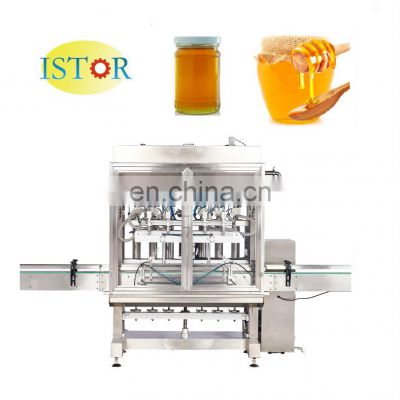 4/6/8 heads anti-drip Piston Servo Motor Automatic Liquid Filling Machine For Edible Oil honey