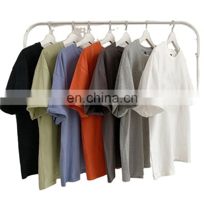 2021 New Fashion Heavy Weight 100%cotton Premium Design Logo T-shirt Custom Screen Print Blank T Shirt