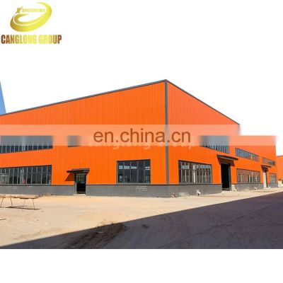 Fast assembly metal building prefab steel structure low cost prefab workshop buildings for machinery