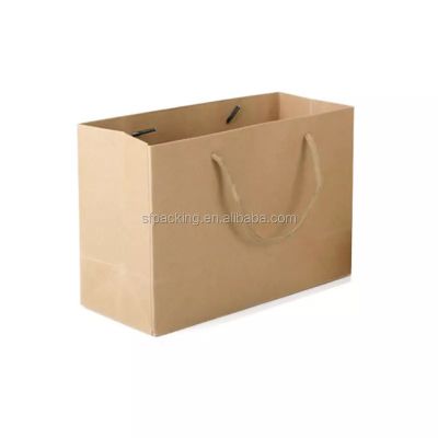 custom shopping packaging kraft paper bags
