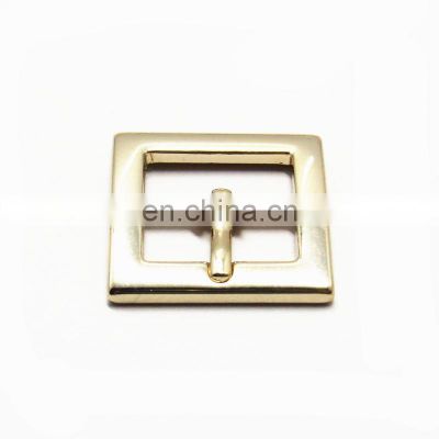 Factory Price 16 mm Gold Plated Metal Square Rings Ladies Sandal Buckle For Sandals High-heeled Shoes