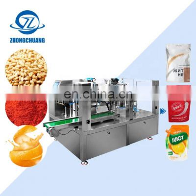 Pure Water Sachet Packaging for Oil Ice Cube Bags Spout Pouch Cooked Food Ketchup Packing Machine