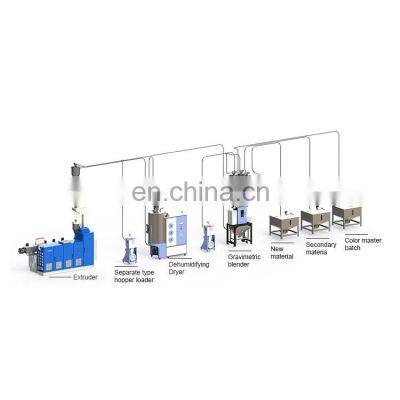 Automatic dosing mixing system Raw Material Plastics Pvc injection material processing system