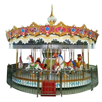 New design cheap kids carousel horse amusement rides park horses sale