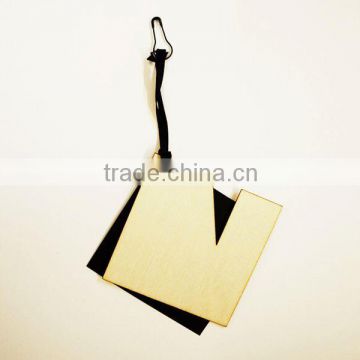 Good quality laser cut wooden hang tag