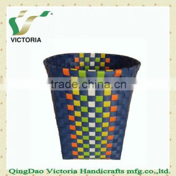 Colorful PP Strap Woven Storage Basket