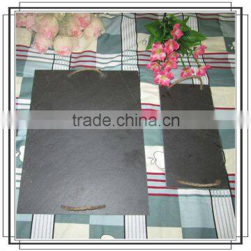 Handmade Chinese slate serving plate items.