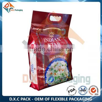 Zipper and Handle Top Custom 5kg Bags Of Rice