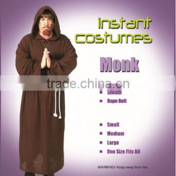 Fashion adult men halloween cosplay monk dress instant costume