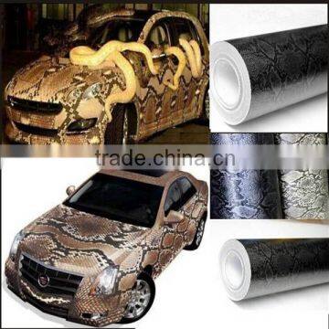 Fashion Car-styling PVC Material Film 1.52*30m/Roll Car Vinyl Wrap Snake