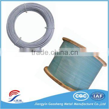 DIN ASTM 6*7+FC 7*7 ungalvanized steel wire rope