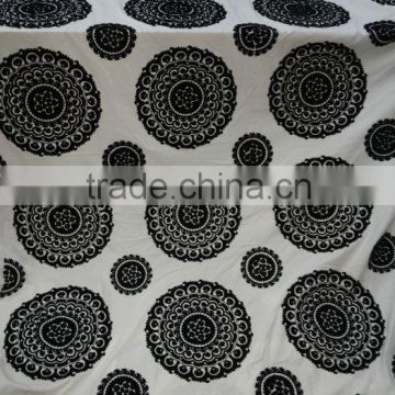 COMPUTER Embroidered Suzani Fabric