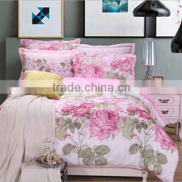 import fashion embroider china supplier 100% cotton percale bedding sets