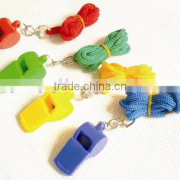cheap plastic whistle with cord