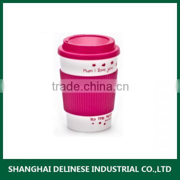 ceramic coffee mug with cover