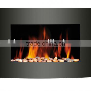 CE pebbles led fuel effect safety remove control fireplace