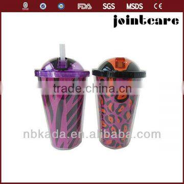 double wall plastic cups with straw 16oz ice cup with straw clear plastic cups with straws