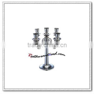 T202 H315mm Stainless Steel 5 Heads Candle Holder