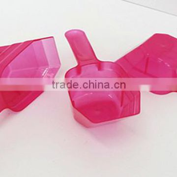 red PP plastic spoons