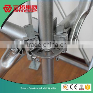 Safety and efficient construction and engineering material ringlock system used scaffolding