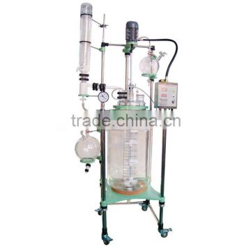 GR-100L GR Double-layer Glass Reaction Kettle with Variable Frequency Speed Control