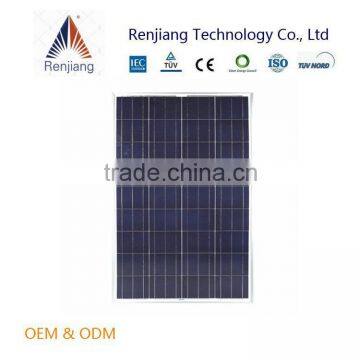 High efficiency 160W poly solar module RSM48-156P-160W