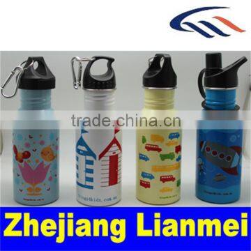 single wall stainless steel drinking bottle