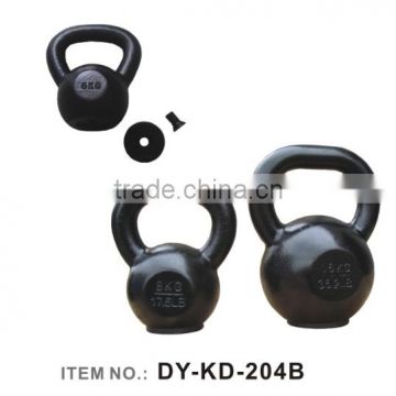 Black Painted Kettlebell with Plastic Seat DY-KD-204B