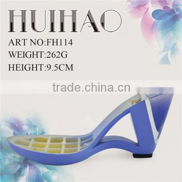 Manufacture ABS high wedge shoe sole,Shoe part(FH114)