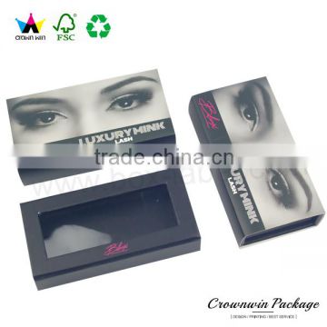 Luxury Magnetic Fancy Eyelash Packaging Gift Box In Cardboard