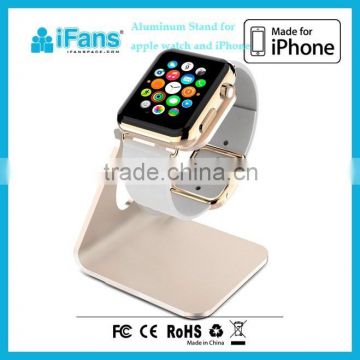 2015 New Arrival Portable Aluminum Stand for Apple Watch Stand