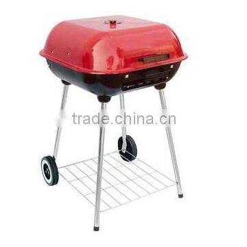 Square Charcoal Barbecue Outdoor BBQ Grill