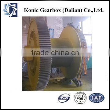 10 Ton gearbox drive winch for fertilizer spreader for sale
