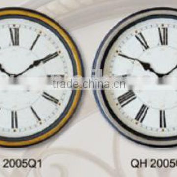 Round Shape Cheap Plastic Wall CLock Promotional Antique Clock