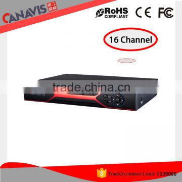 Professional cctv security camera system ahd hybrid 16ch network dvr