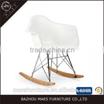 White modern kids plastic chair