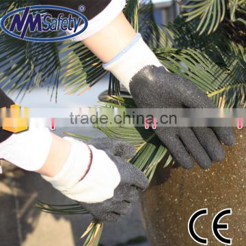 NMSAFETY double liner cheap latex gloves personalized winter gloves