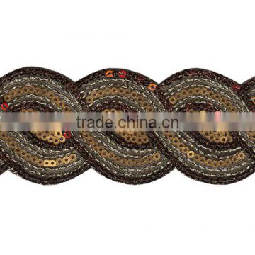 batten embroidery Beads Lace