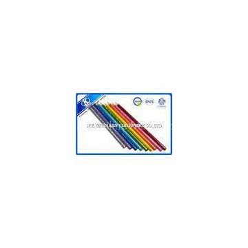 OEM Colorful Sketching Glitter Multi Color Pencil Kids Stationery Sets 17.6cm 0.72cm Dia