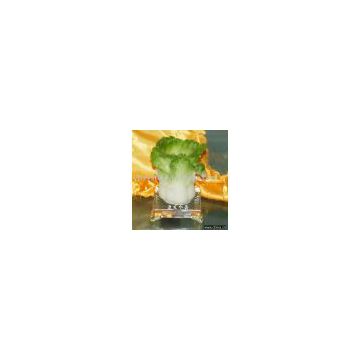 crystal cabbage pencil-vase
