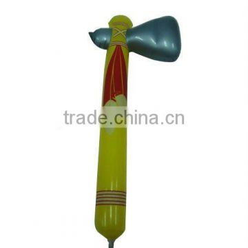 Good quality pvc inflatable hammer toy for kid,promotion print toys