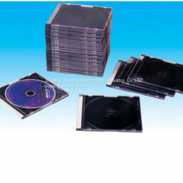 Blank silm CD jewel Cases CD jewel Cover CD jewel Boxes 5.2mm square with black tray(YP-E501H)
