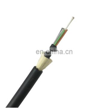 short long span ADSS fiber optic cable black color on pole