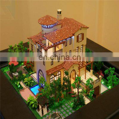 diy miniature house model , architectural scale model making