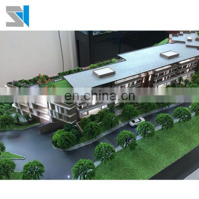 Acrylic  building scale model , led lighting real estate models