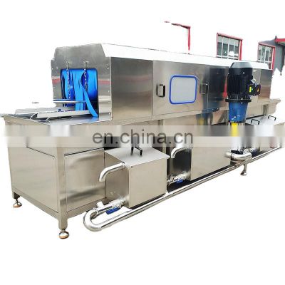 Lonkia China factory box tray food crate basket washer and drying basket cleaning plastic basket crate washing machine