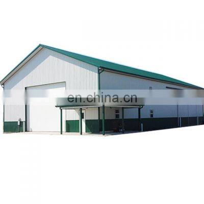 Easy Build Light Steel H Section Steel Prefab Warehouse With One Level
