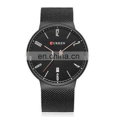 Alibaba Hot High Quality CURREN Men Watches Luxury Brand Stainless Steel Wristwatch Relogio 8257